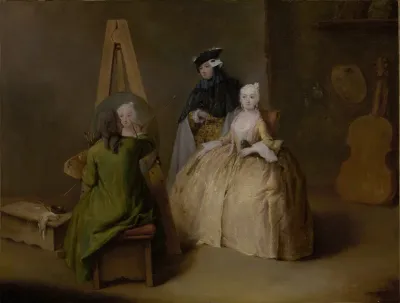 The Painter In His Studio