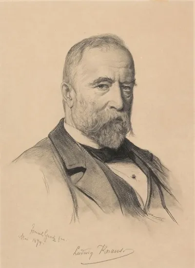 The Painter Ludwig Knaus From Berlin