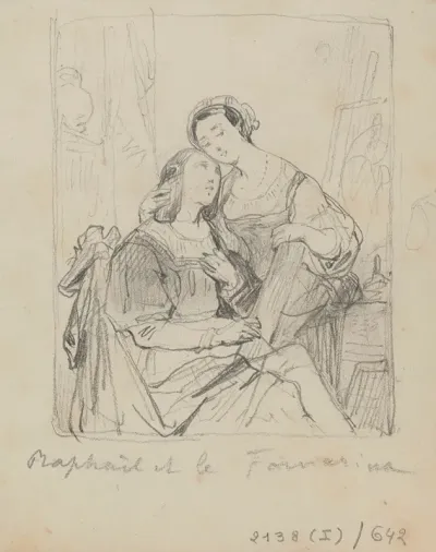 The Painter Raphael And La Fornarina