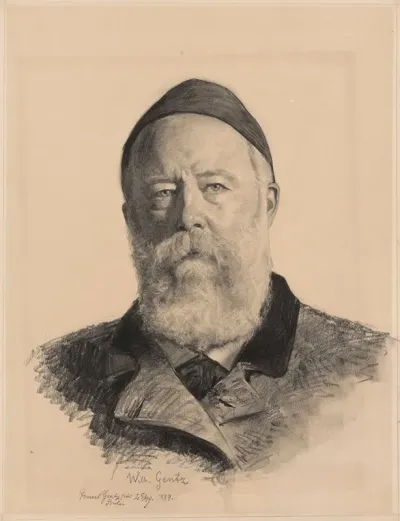 The Painter Wilhelm Gentz Father Of Ismael From Berlin