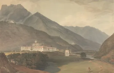 The Palace Of The Deib Rajan At Tassisudon