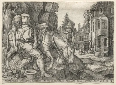The Parable Of The Good Samaritan The Good Samaritan Putting The Traveler On His Donkey
