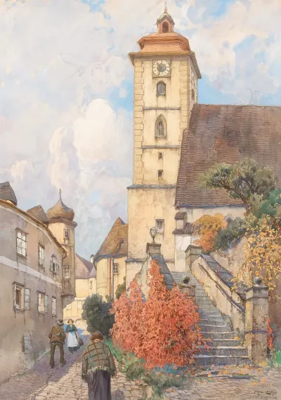 The Parish Church In Grein