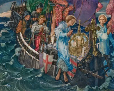 The Passage Of The Holy Grail To Sarras