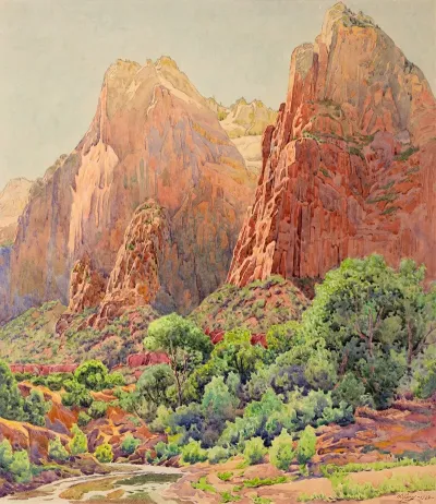 The Patriarchs Zion National Park