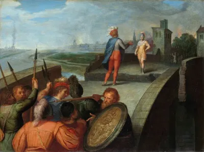 The Peace Negotiations Between Julius Civilis And The Roman General Cerialis