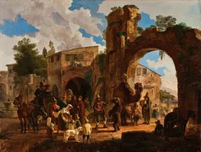 The Performing Bears Come To An Italian Village
