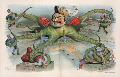 The Peril Of France At The Mercy Of The Octopus