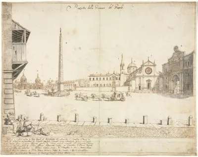 The Piazza Del Popolo
