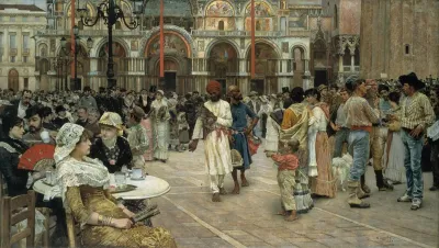 The Piazza Of Saint Marks Venice
