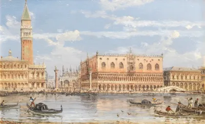 The Piazzetta And Doges Palace