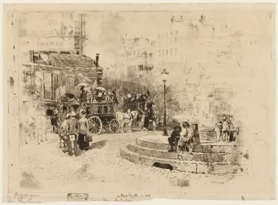 The Place Pigalle In 1878