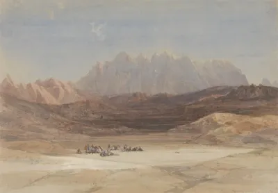 The Plain Of El Raheh Mount Sinai