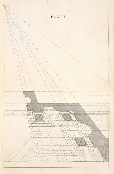 The Plan Of The Fortieth Figure In Perspective