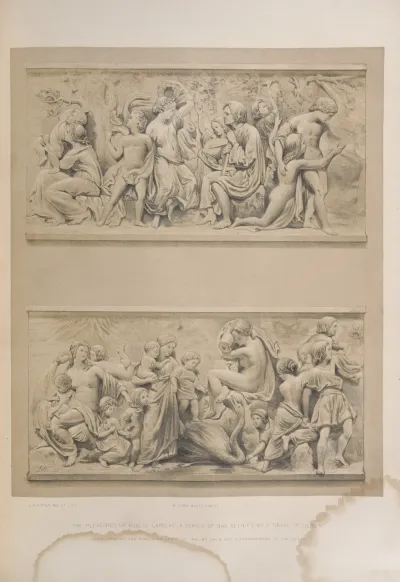 The Pleasures Of Public Gardens A Series Of Bas Reliefs