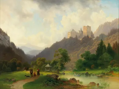 The Pleasures Of Summer At The Foot Of A Castle