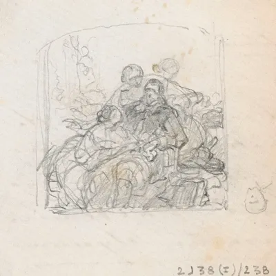 The Poet John Milton Dictates Paradise Lost To His Daughters 5