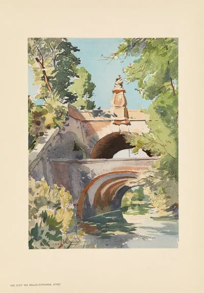 The Pont Des Belles Fontaines Juvisy