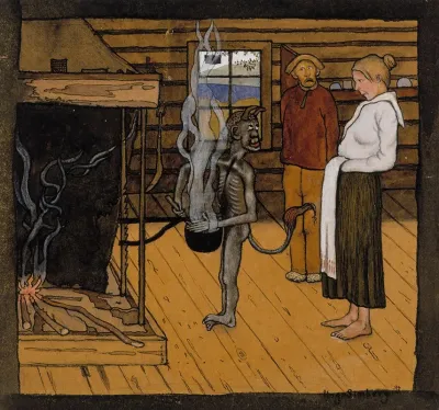 The Poor Devil By The Fire