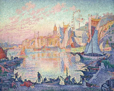 The Port Of Saint Tropez