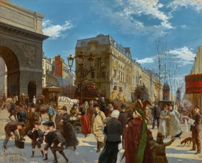 The Porte Saint Martin