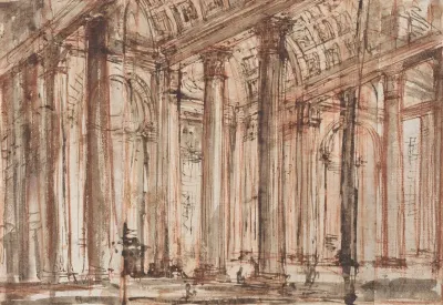 The Portico Of The Pantheon