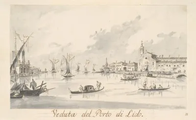 The Porto Di Lido With The Fortezza Santandrea On The Left
