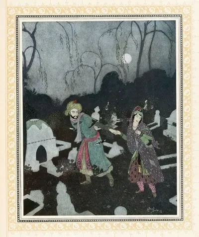 The Prince Leads The Lady To The Tomb
