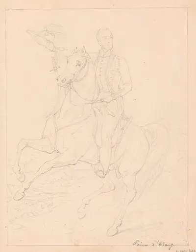 The Prince Of Orange At Waterloo