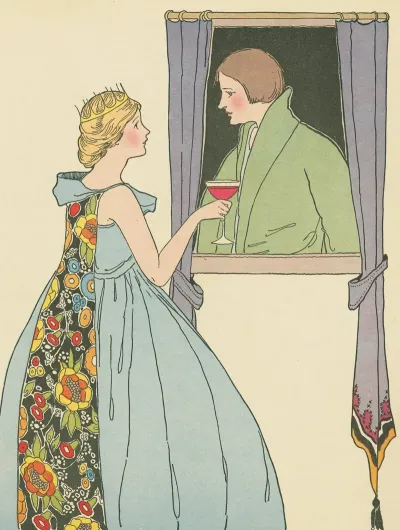 The Princess Offered The Soldier A Goblet Of Wine