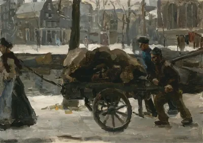 The Prinsengracht Near The Noordermarkt Amsterdam