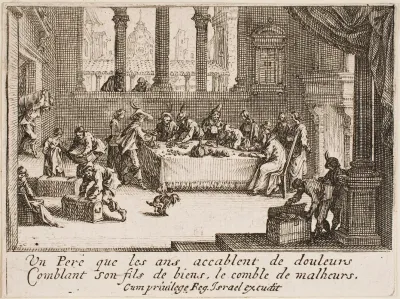 The Prodigal Son Receives His Inheritance