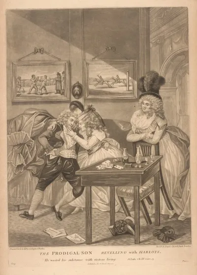 The Prodigal Son Revelling With Harlots