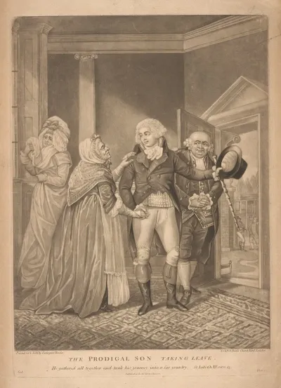 The Prodigal Son Taking Leave