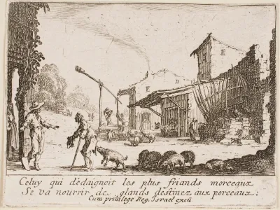 The Prodigal Son Tends The Swine