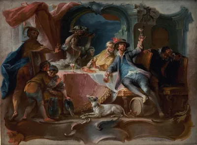 The Prodigal Son Wasting His Inheritance
