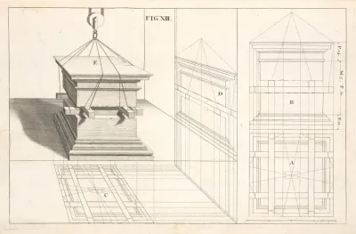 The Projection Of A Pedestal Of The Composite Order In Perspective