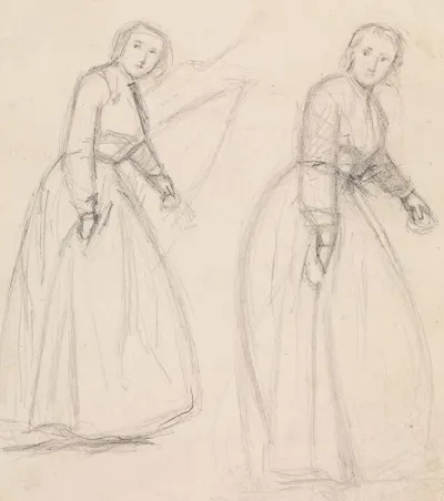 The Proscribed Royalist 1651 Puritan Girl Visiting Cavalier Lover 2