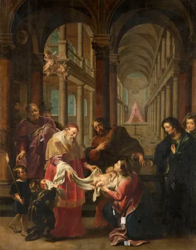 The Purification Of Mary At The Temple