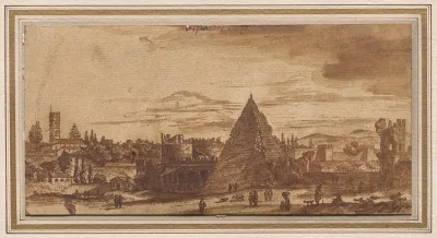 The Pyramid Of Cestius Rome