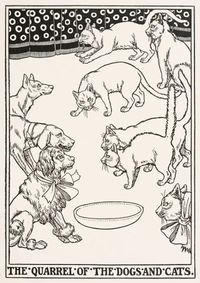 The Quarrel Of The Dogs And Cats