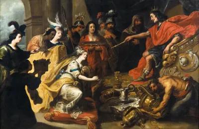 The Queen Of Sheba Before King Salomon 2