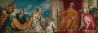 The Queen Of Sheba Before Solomon