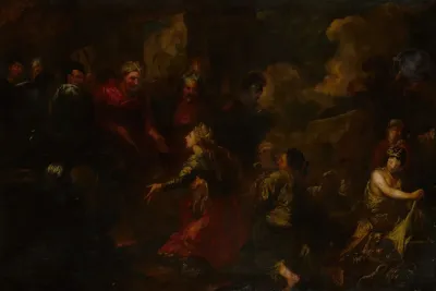 The Queen Of Sheba Presenting King Solomon With Gifts