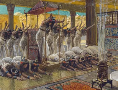 The Queen Of Sheba Visits Solomon