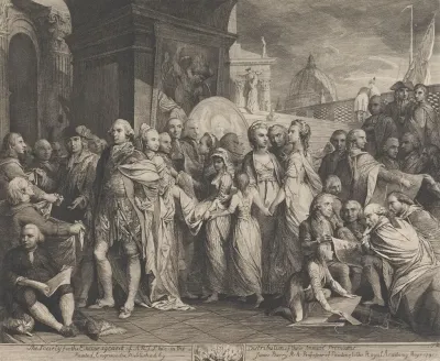 The Queen Or Domestic Education At Windsor Designs For The Walls Of The Great Room Of The Society For The Encouragement Of The Arts