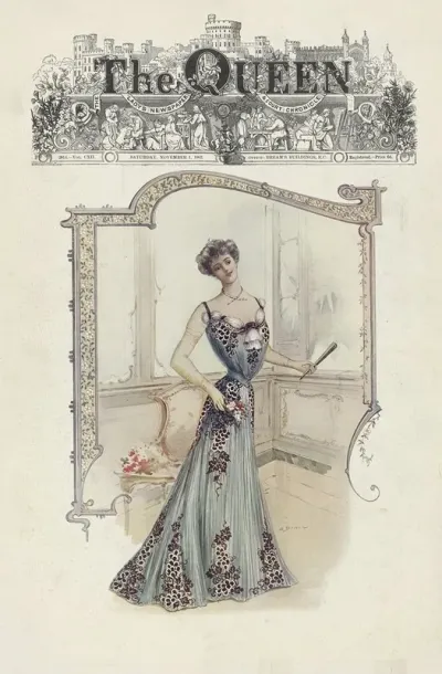 The Queen The Ladys Newspaper Court Chronicle 1 November 1902 Toilette De Diner