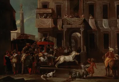 The Race Of The Berber Horses Rome