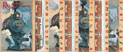 The Railroad A B C Blocks