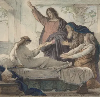 The Raising Of The Daughter Of Jairus